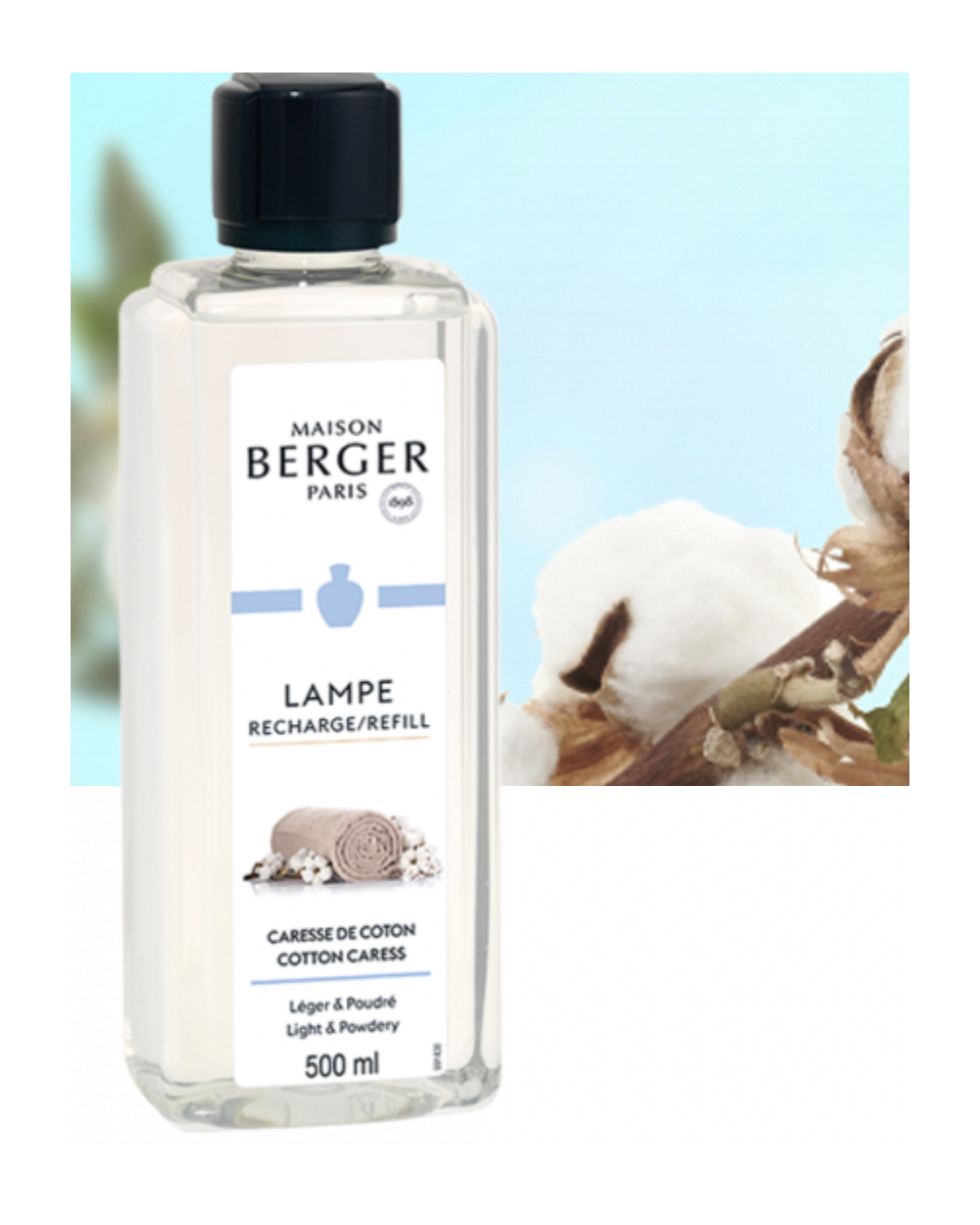 Recharge Parfum Lampe Berger Caresse de Coton